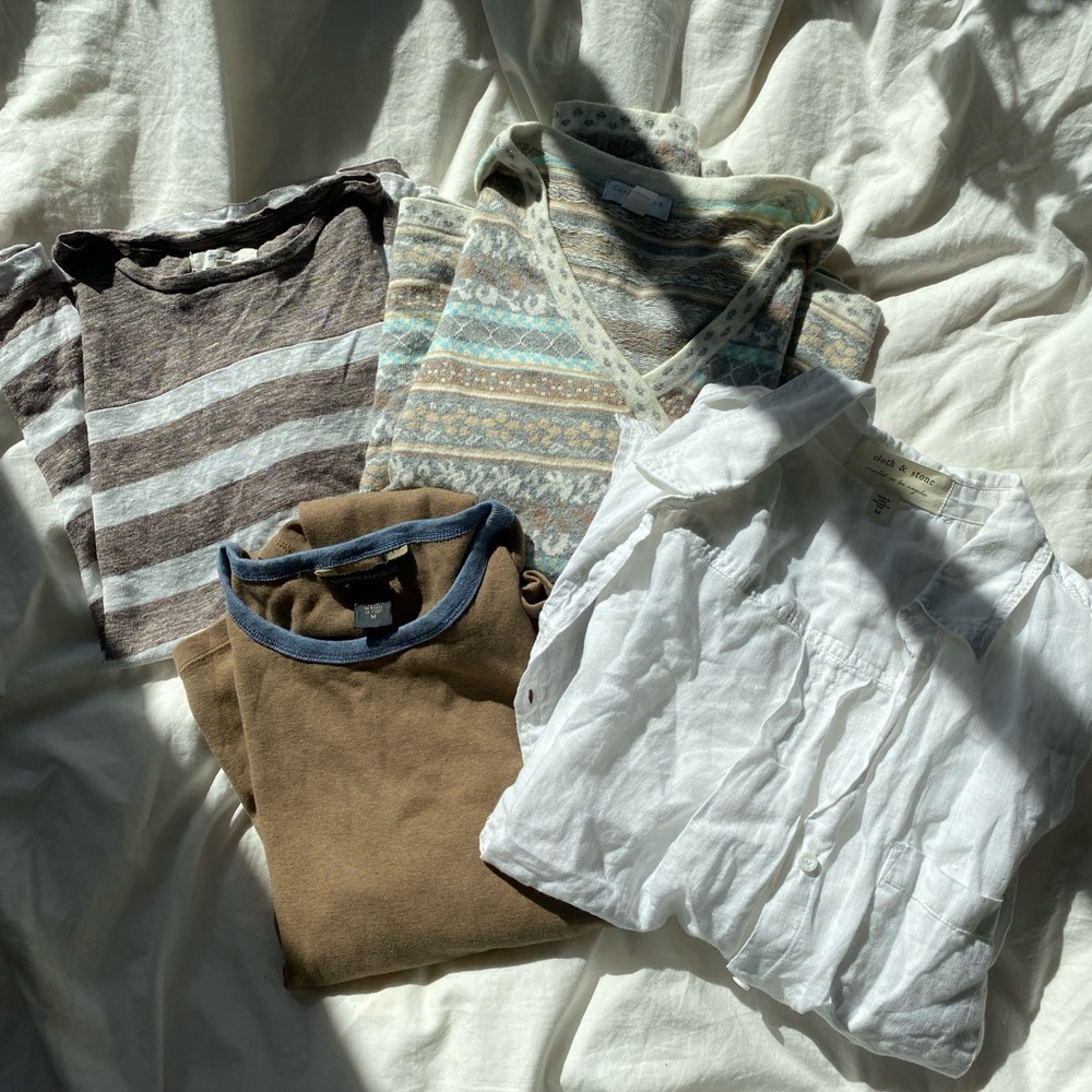 madewell, cloth&stone, banana republic Fall long sleeve bundle!